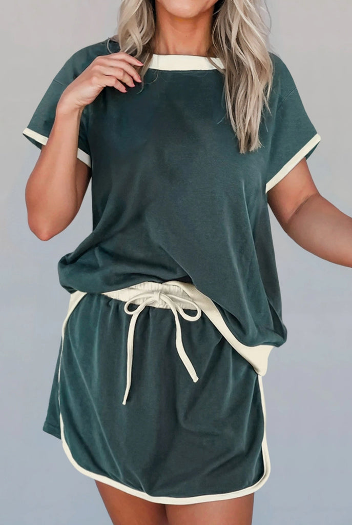 ★23AW★ノルディ★Color Block Skirt Set★スカートセット★ ☆23AW☆ノルディ☆Women's Color Block Track Skirt☆スカート
