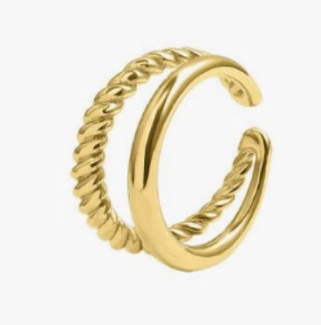 Gold Rope Ring – Detalle Boutique